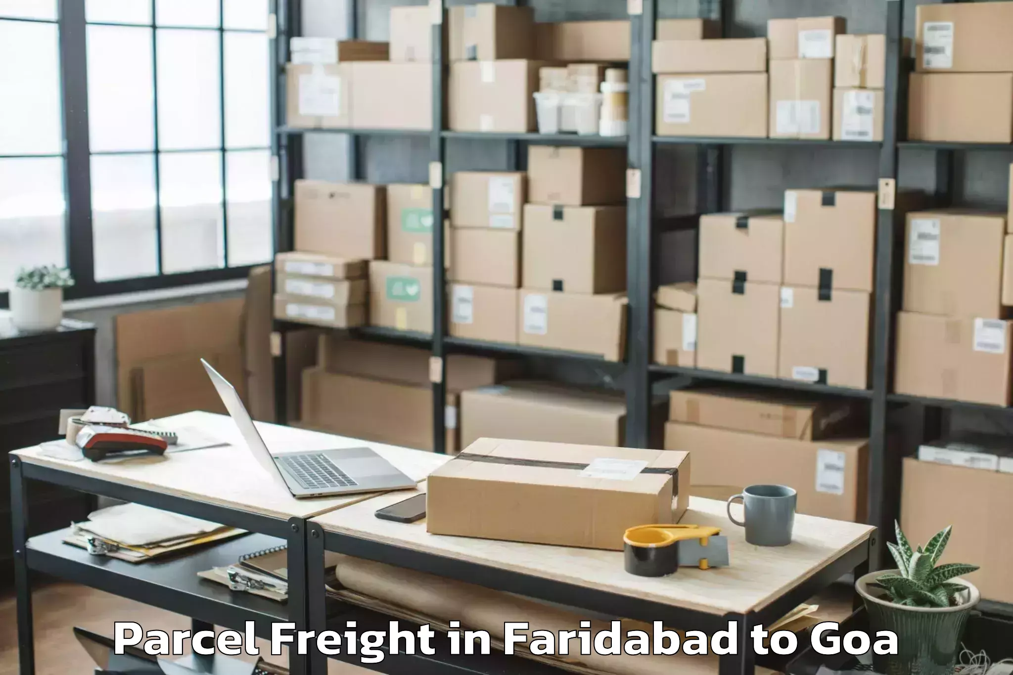 Book Faridabad to Benaulim Parcel Freight